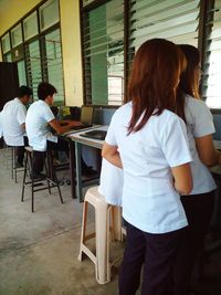 sitting
