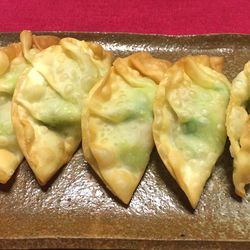 Close-up of served food