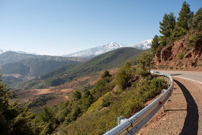 Mountain road morocco