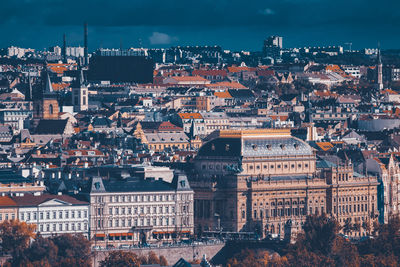 View of buildings in city