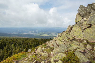 Scenic view of landscape against sky