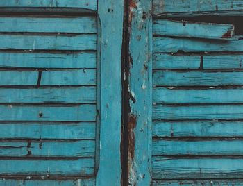 Full frame shot of wooden door