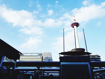 Low angle view of building against sky