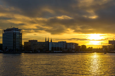 View of city at waterfront