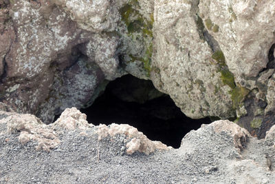 Close-up of rock formation