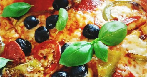 Close-up of salad in plate