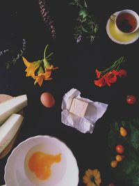 Close-up of food on table