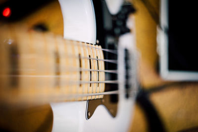 Close-up of guitar