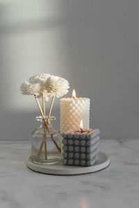 Close-up of cake on table