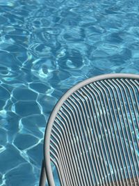 Close-up of swimming in pool