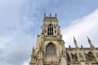 Low angle view of cathedral against sky