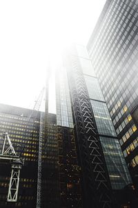 Low angle view of modern building