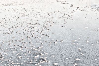 Full frame shot of wet sand