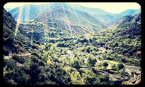 Scenic view of mountains