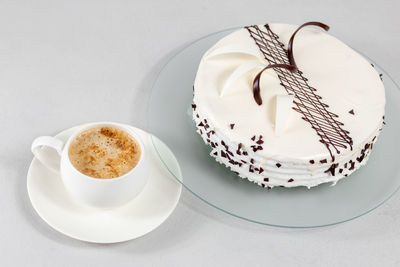 Close-up of coffee on table