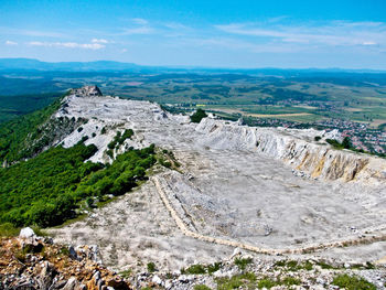 Panoramic view of landscape against sky