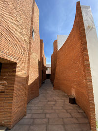 Low angle view of historical building against sky