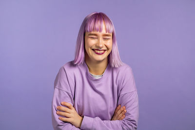 Portrait of a smiling young woman