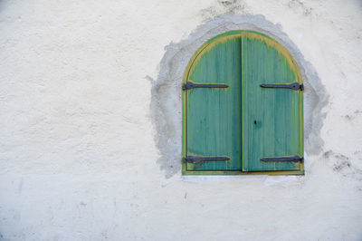 Close-up of yellow wall