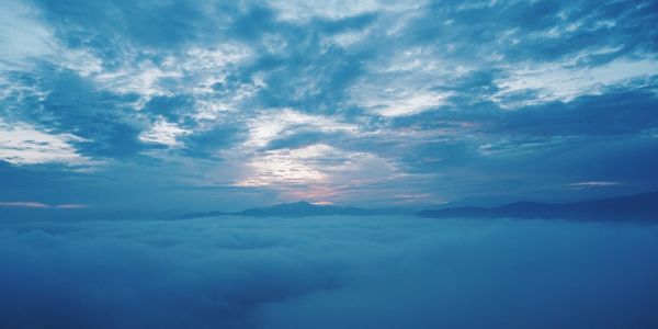 Low angle view of clouds in sky
