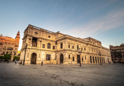 View of historic building against sky