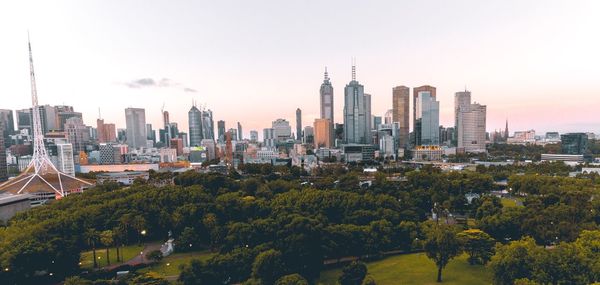 View of cityscape against sky