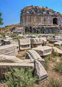 Old ruin building