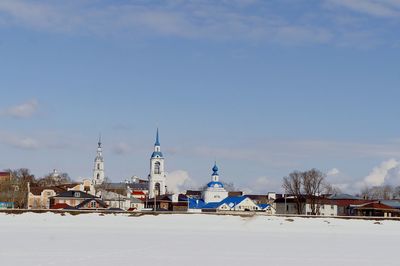 Snow covered landscape