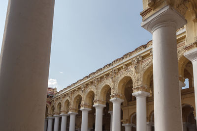 Low angle view of historical building against sky