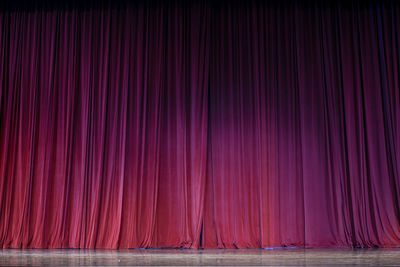 Full frame shot of pink curtain