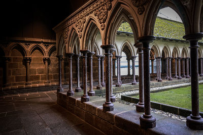 Corridor of historic building