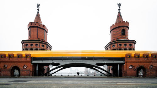 Oberbaumbruecke bridge against clear sky