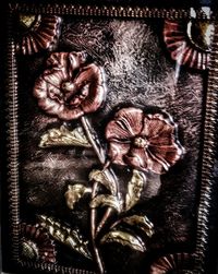 Close-up of food on table