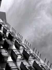 Low angle view of building against sky
