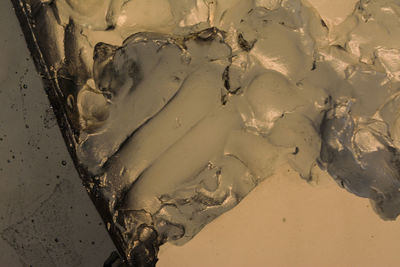 Full frame shot of ice cream