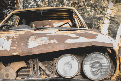 Old rusty car