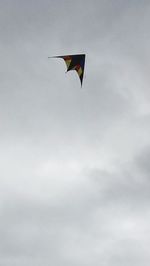 Low angle view of kite in sky