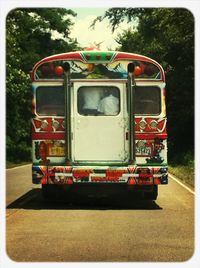 Car on road