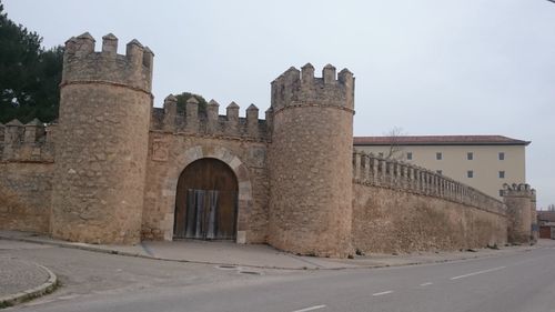 View of historic building against sky