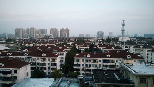 Cityscape against sky