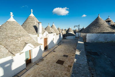 Exterior of historic building against sky