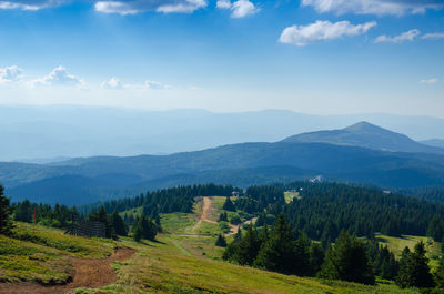 Scenic view of landscape against sky