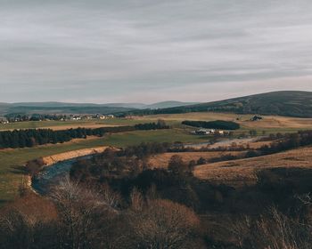 Scenic view of landscape against sky