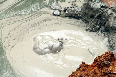 Close-up of water in container