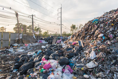 Garbage in street