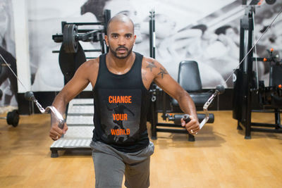 Full length of man standing at home