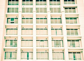 Full frame shot of apartment building