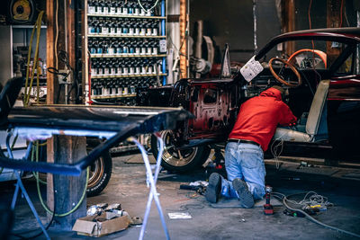 Man working in factory