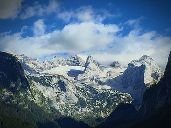 Snow covered mountains