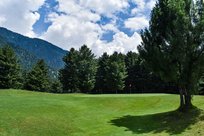 Scenic view of landscape against sky